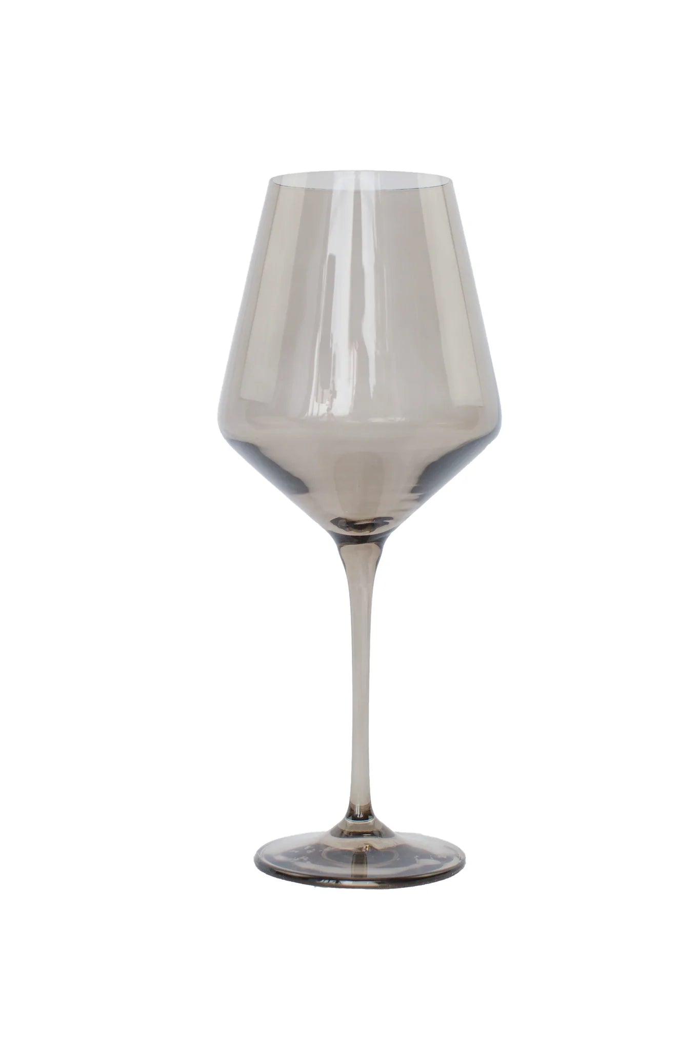 Elegant Estelle Colored Glass Wine Glasses Set of 2 - Perfect for Dinner Parties, Romantic Dates & Home Entertaining