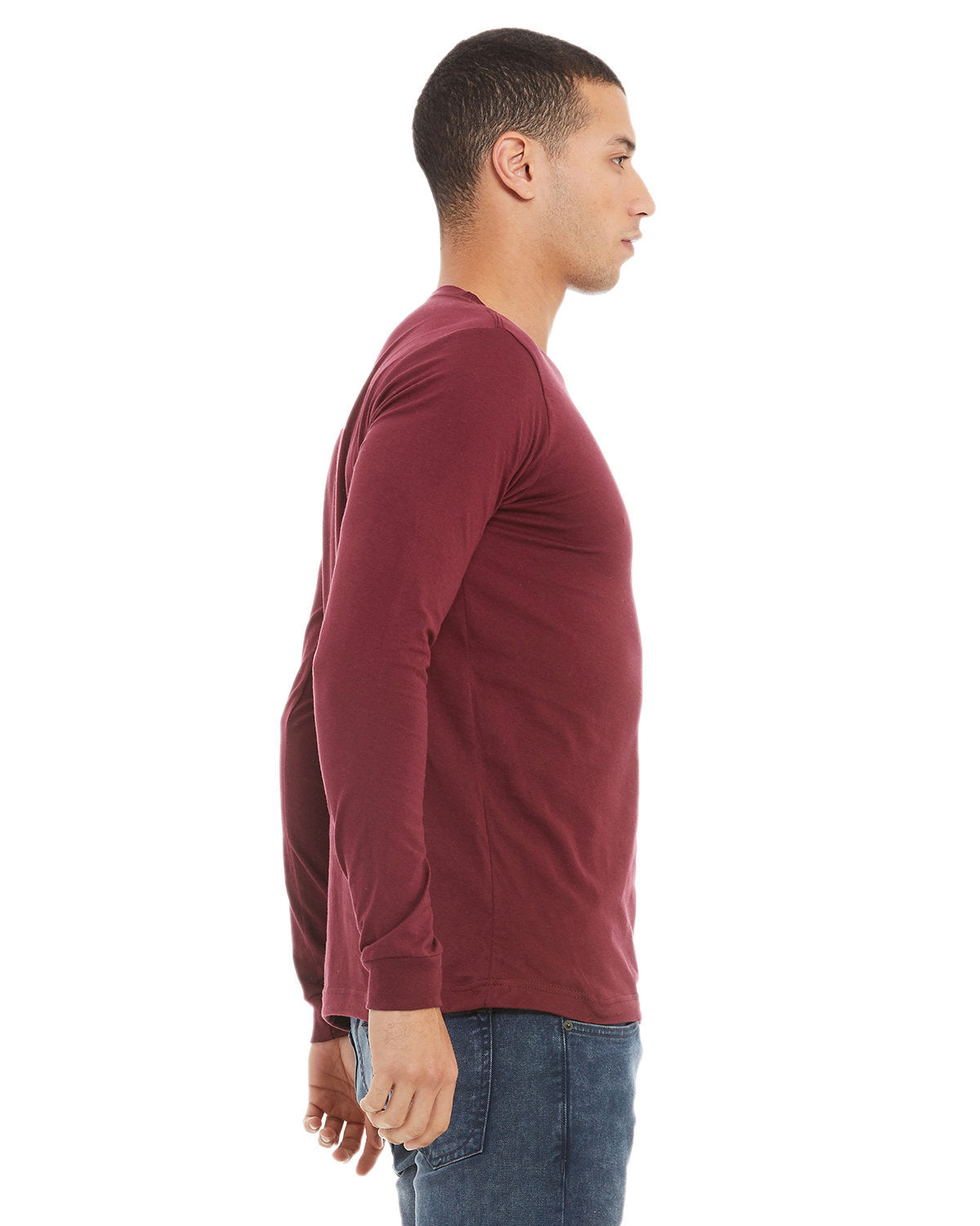 Bella + Canvas 3513 Unisex Triblend Long Sleeve T-Shirt | Soft Comfort Fit Crewneck Tee for Men & Women | Perfect for Casual Wear, Layering & Everyday Outfits