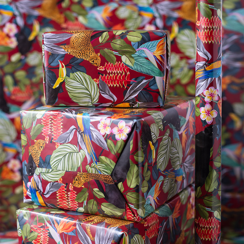 Eco-Friendly Greenwood Glory Wrapping Paper Set - 20 or 40 Sheets for Gift Wrapping | Perfect for Birthdays, Weddings & Holiday Presents