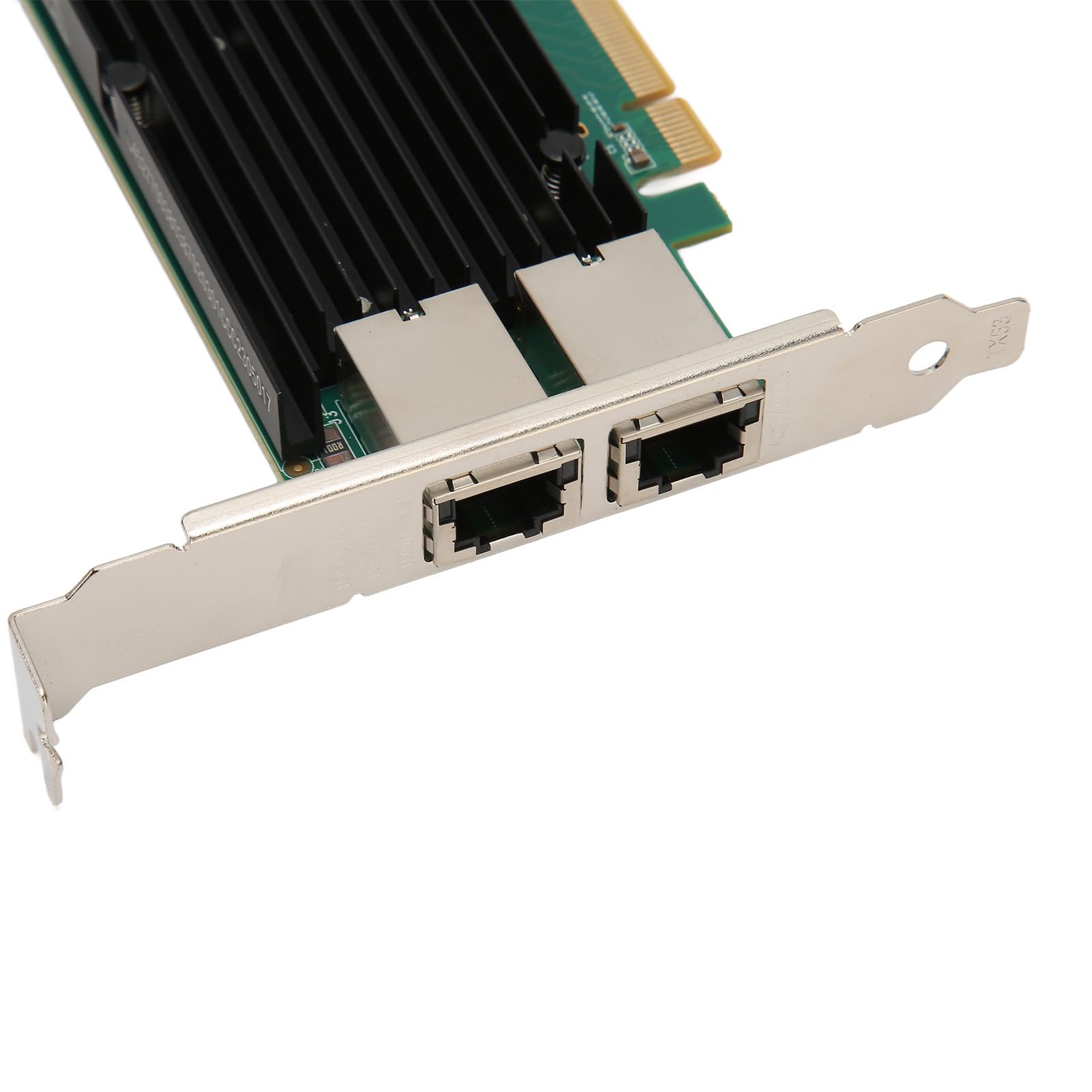 BOLORAMO 10Gbps Dual Port RJ45 PCIe Network Adapter Card - High-Speed Ethernet for Gaming, Streaming & Server Workstations - Compatible with Windows, Linux & MacOS - Stable Connectivity for Home & Office Networks