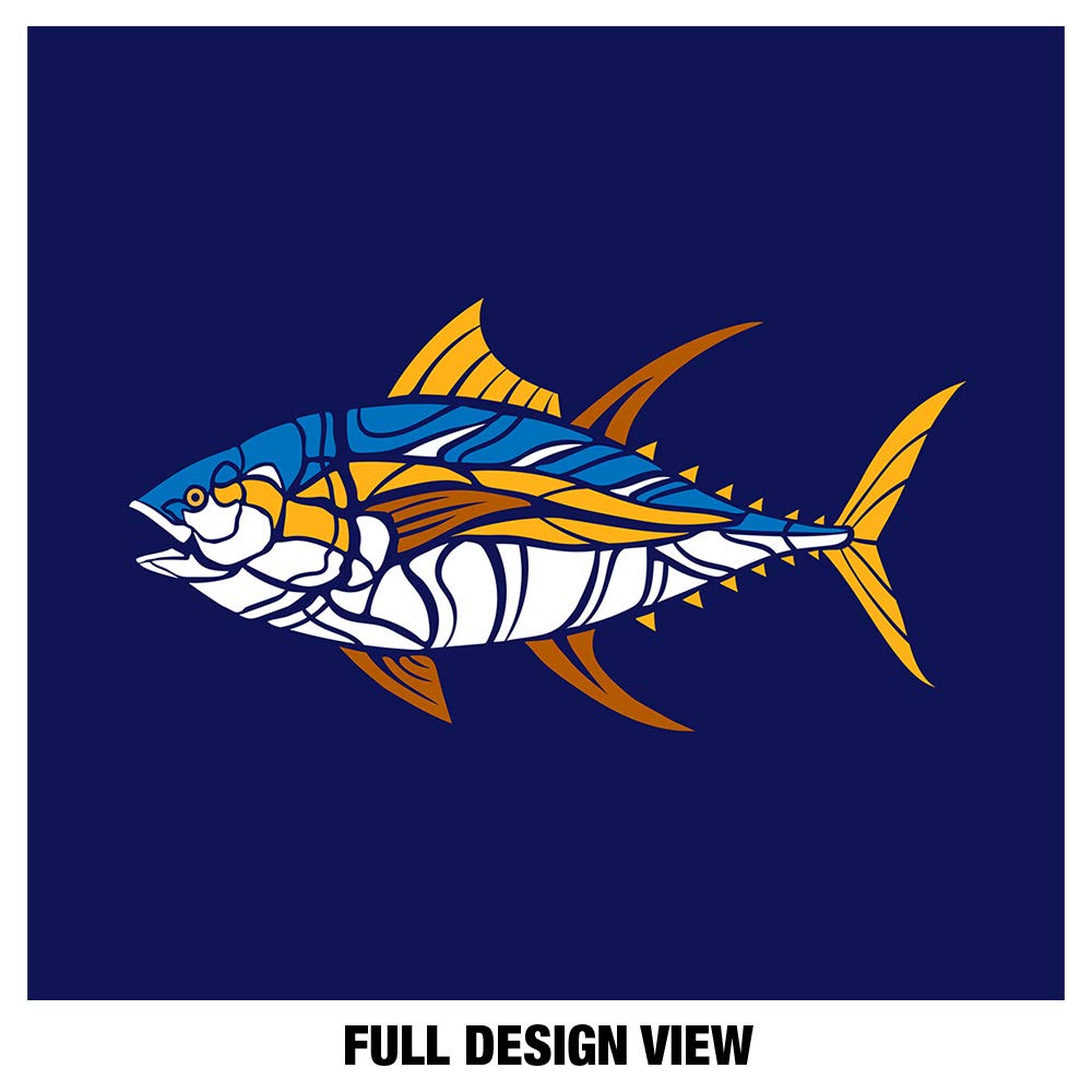 Popfunk Tuna Fish Design Reusable Face Mask - 1-Ply Breathable Unisex Face Cover for Daily Use, Outdoor Activities & Travel Protection
