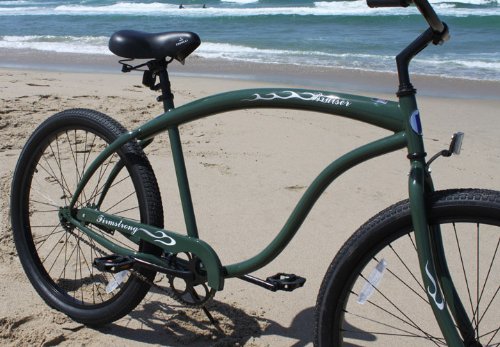Firmstrong Bruiser Men's Single Speed Beach Cruiser Bicycle - Comfortable & Stylish Ride for Coastal Roads, Parks & Leisure Cycling