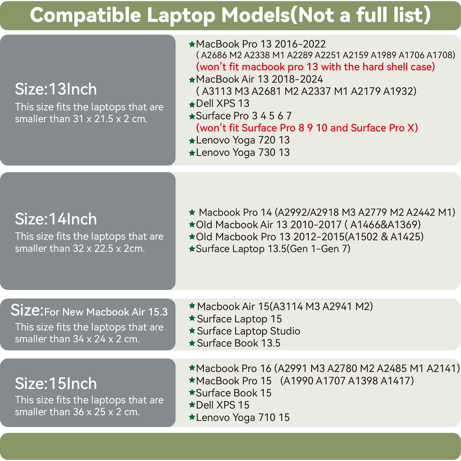 Premium Genuine Leather Laptop Sleeve for 14