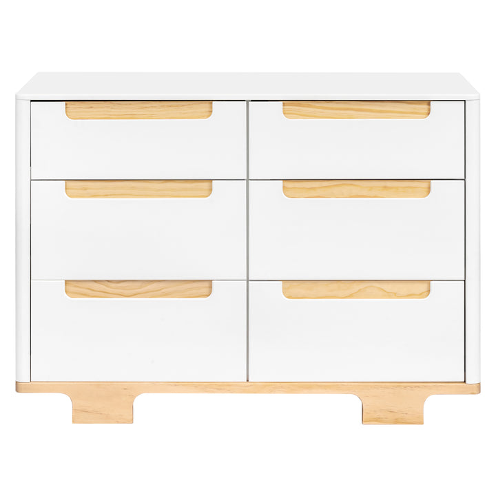 Babyletto Yuzu 6-Drawer Changing Table Dresser - Nursery Storage Solution for Baby Clothes, Diapers & Essentials | Modern Changing Station for Newborns & Toddlers