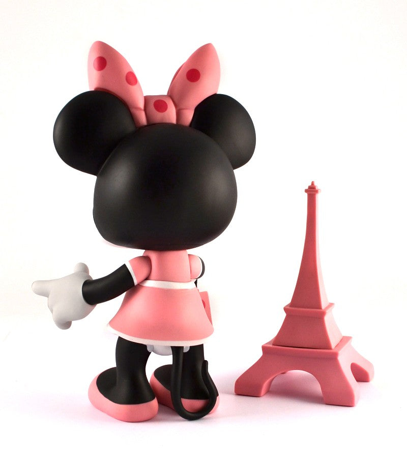 Minnie Mouse Paris Themed Plush Toy - Disney Collectible for Kids & Adults | Perfect for Gifts, Bedroom Decor, and Disney Fans
