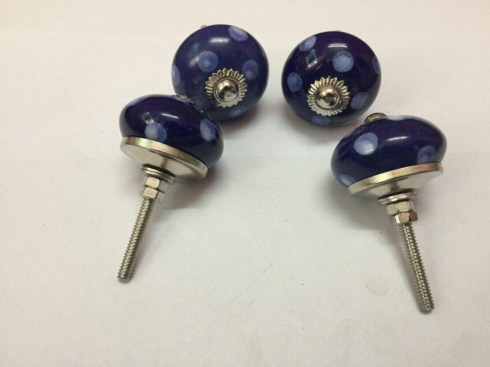 Ceramic Drawer Knobs - Elegant Cabinet & Cupboard Door Pull Handles - Durable Furniture Hardware for Kitchen, Bathroom & Wardrobe Organization