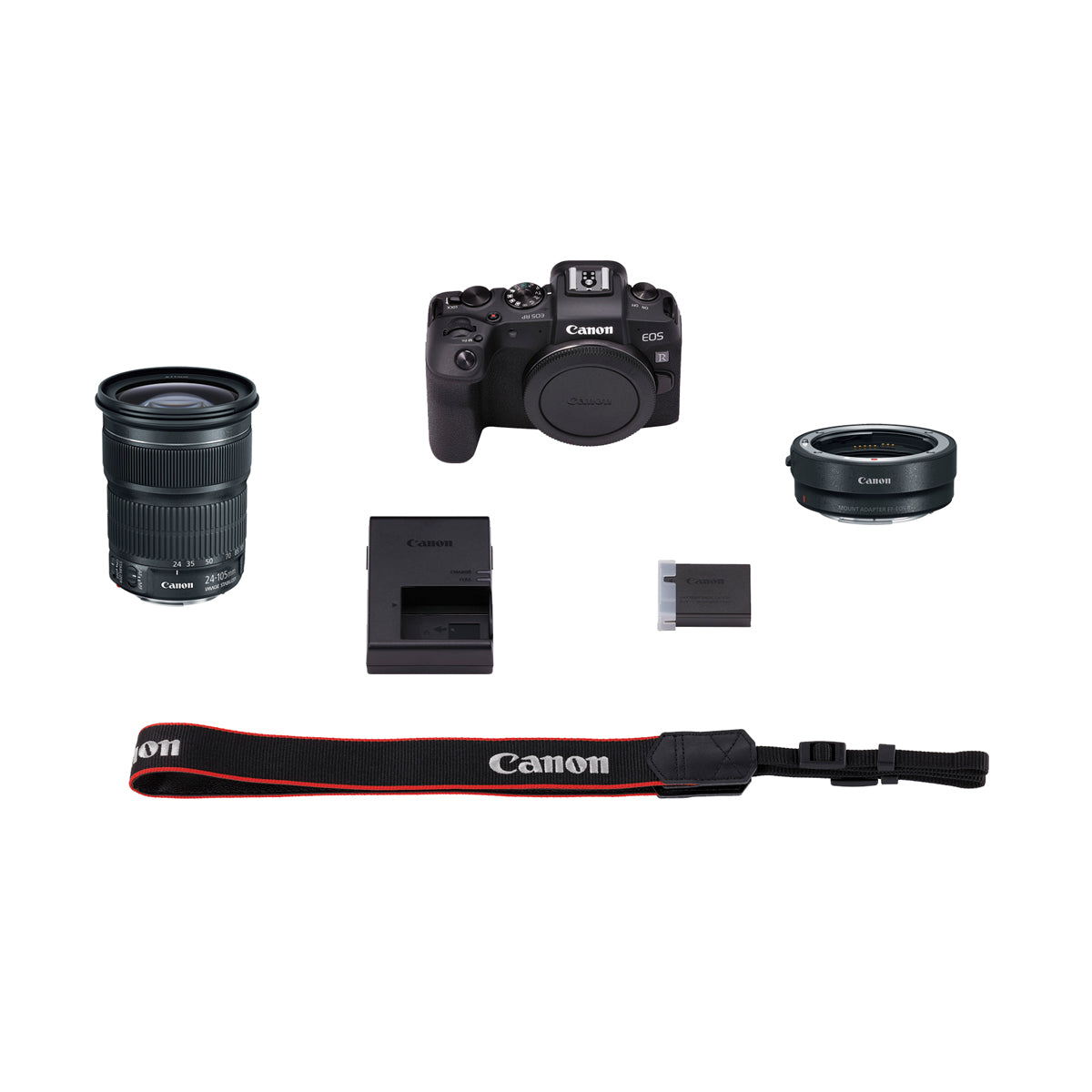 Canon EOS RP Full Frame Mirrorless Camera with 24-105mm Lens Kit | RF Mount Adapter | 26.2MP CMOS Sensor | 4K Video | Dual Pixel AF | Perfect for Travel Photography & Vlogging