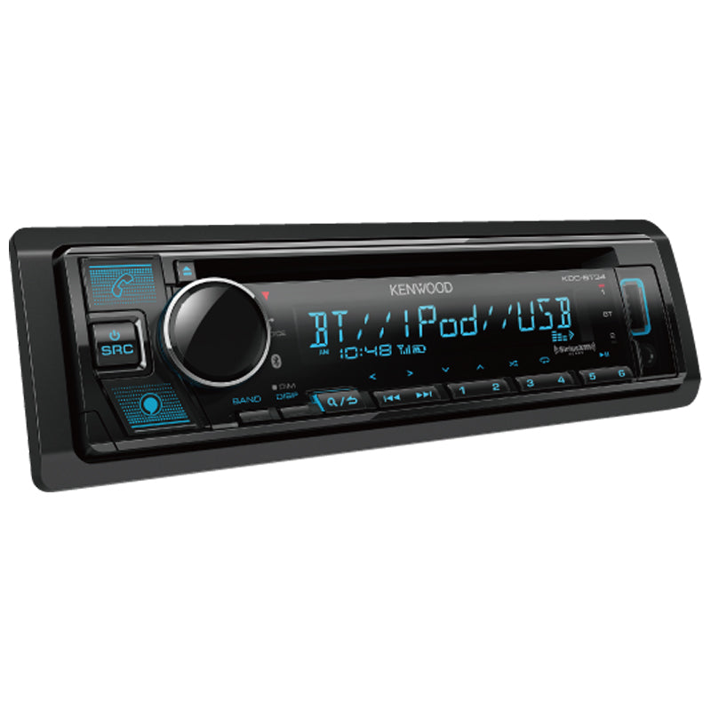 Kenwood KDC BT34 Bluetooth Car Stereo Receiver - Wireless Music Streaming, Hands-Free Calling & USB Port for Cars, Trucks & SUVs - Perfect for Commuting & Road Trips