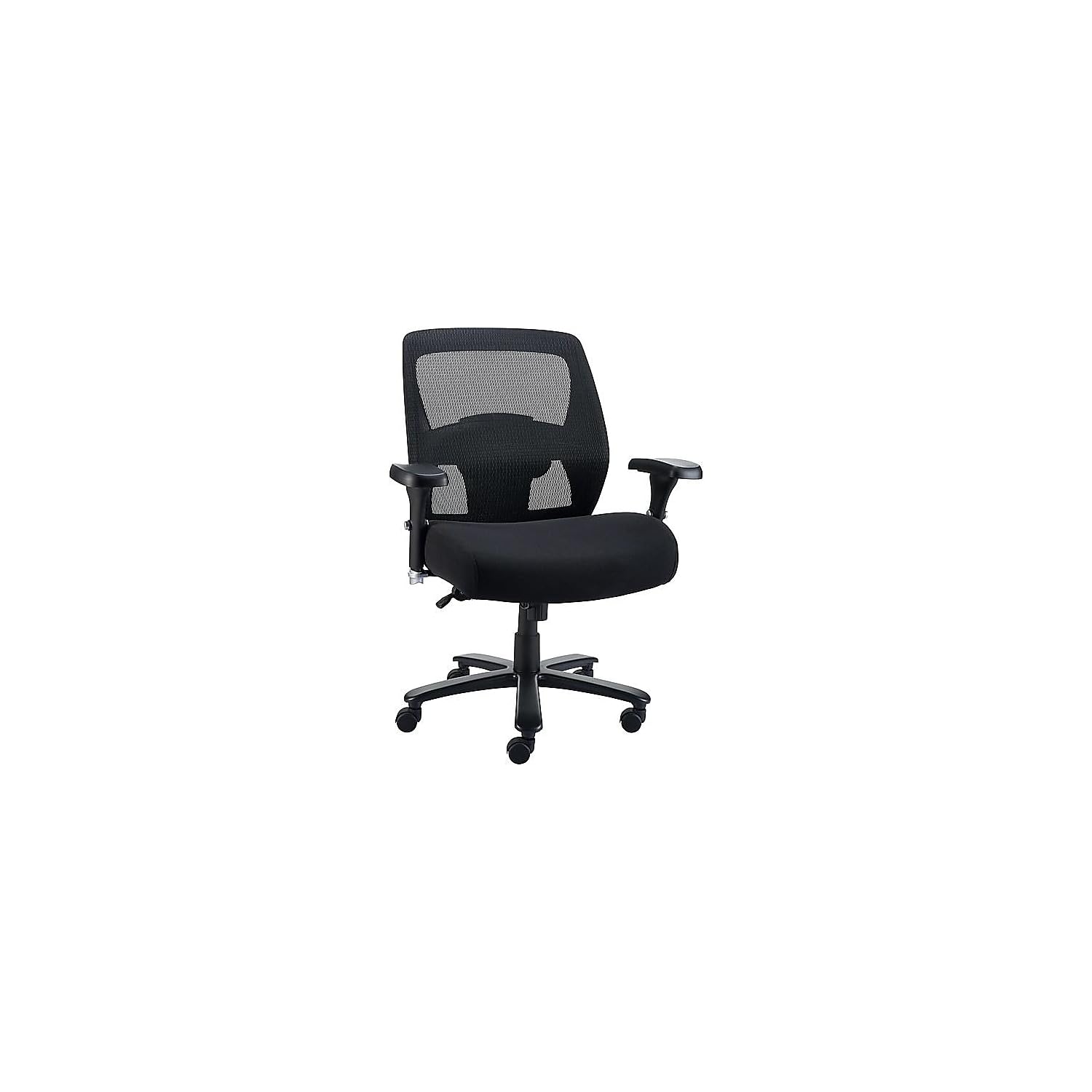 Staples Driscott Ergonomic Mesh Office Chair - Adjustable Computer Desk Chair with Wheels & Lumbar Support - Black - Perfect for Home Office, Gaming & Workspace Comfort