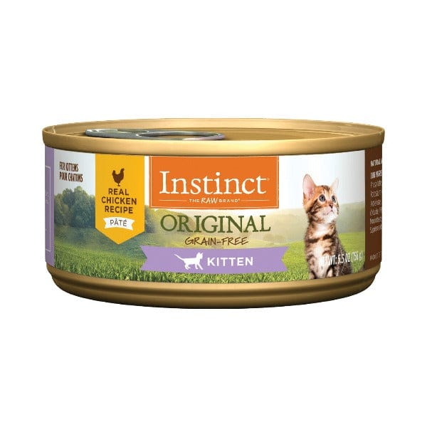 Instinct Original Grain-Free Canned Kitten Food with Real Chicken - High Protein Wet Cat Food for Kittens - Perfect for Weaning, Growth & Digestive Health