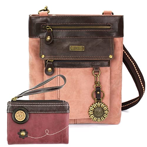 Rose + Burgundy Wallet _ Sunflower
