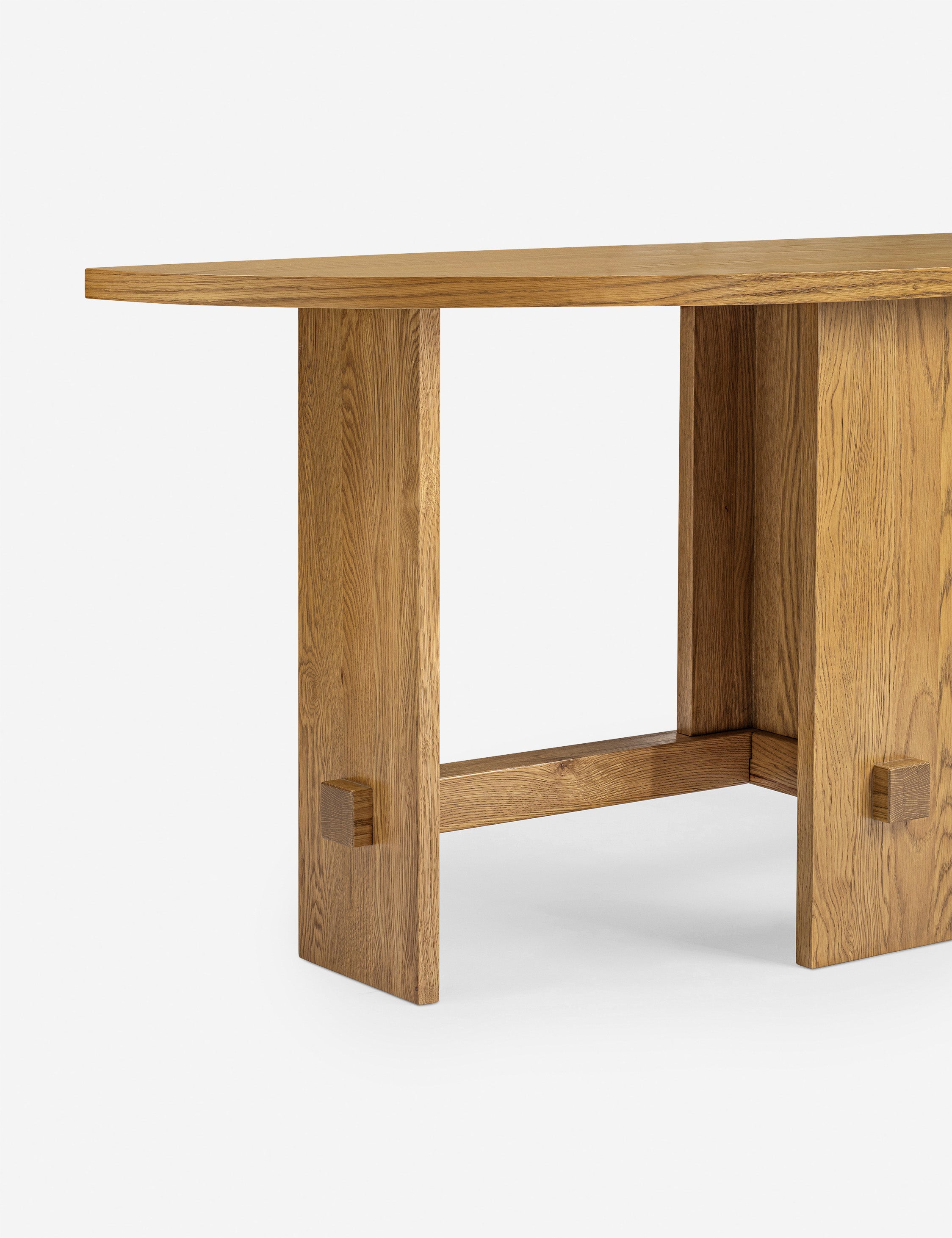 Modern Campos Console Table - Entryway Hallway Sofa Table, Farmhouse Style Narrow Entry Table for Living Room, Bedroom, or Foyer Decor