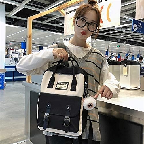 GGOOB Cute Kawaii Aesthetic Backpack for School, College, Travel - Lightweight Waterproof Laptop Backpack for Women & Teens (Blue) | Perfect for Everyday Use, Commuting & Campus Life