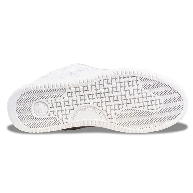 DC Court Graffik XWWW Skate Shoes for Men - White & Black Casual Sneakers for Skateboarding, Streetwear & Everyday Comfort
