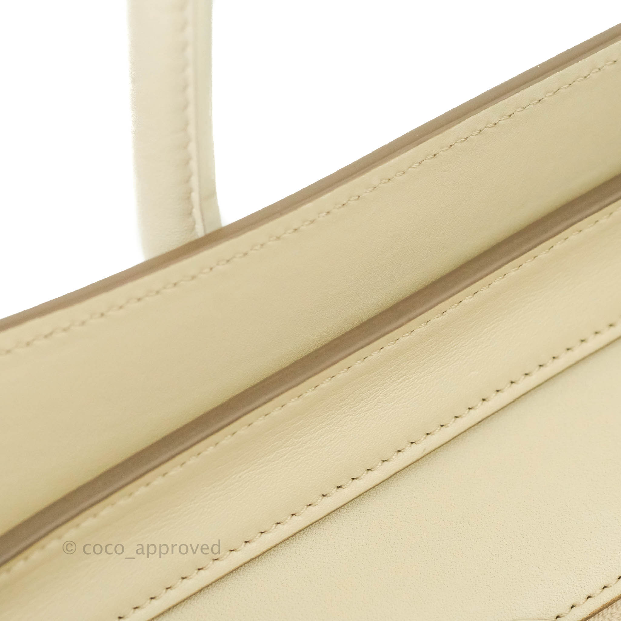 Celine Micro Luggage Handbag in Light Beige Smooth Calfskin with Gold Hardware - Perfect for Work, Travel & Everyday Luxury