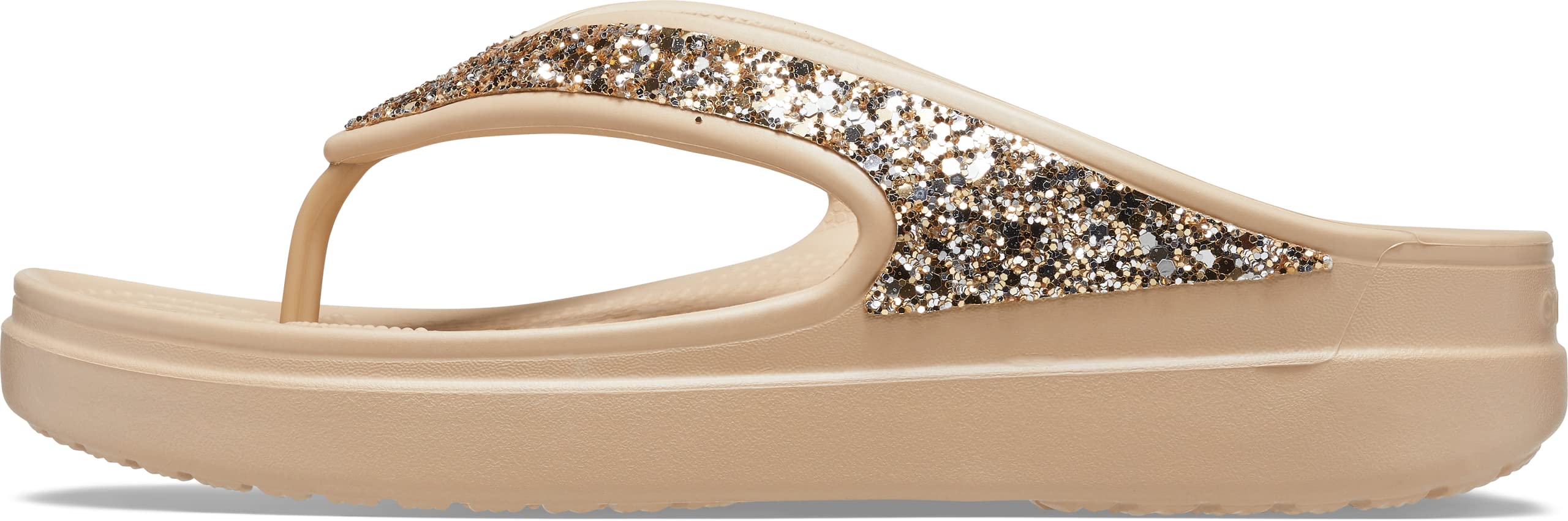 Crocs Sloane Embellished Wedge Flip Flops - Women's Comfortable Sandals with Stylish Design | Perfect for Beach, Pool, and Summer Outings