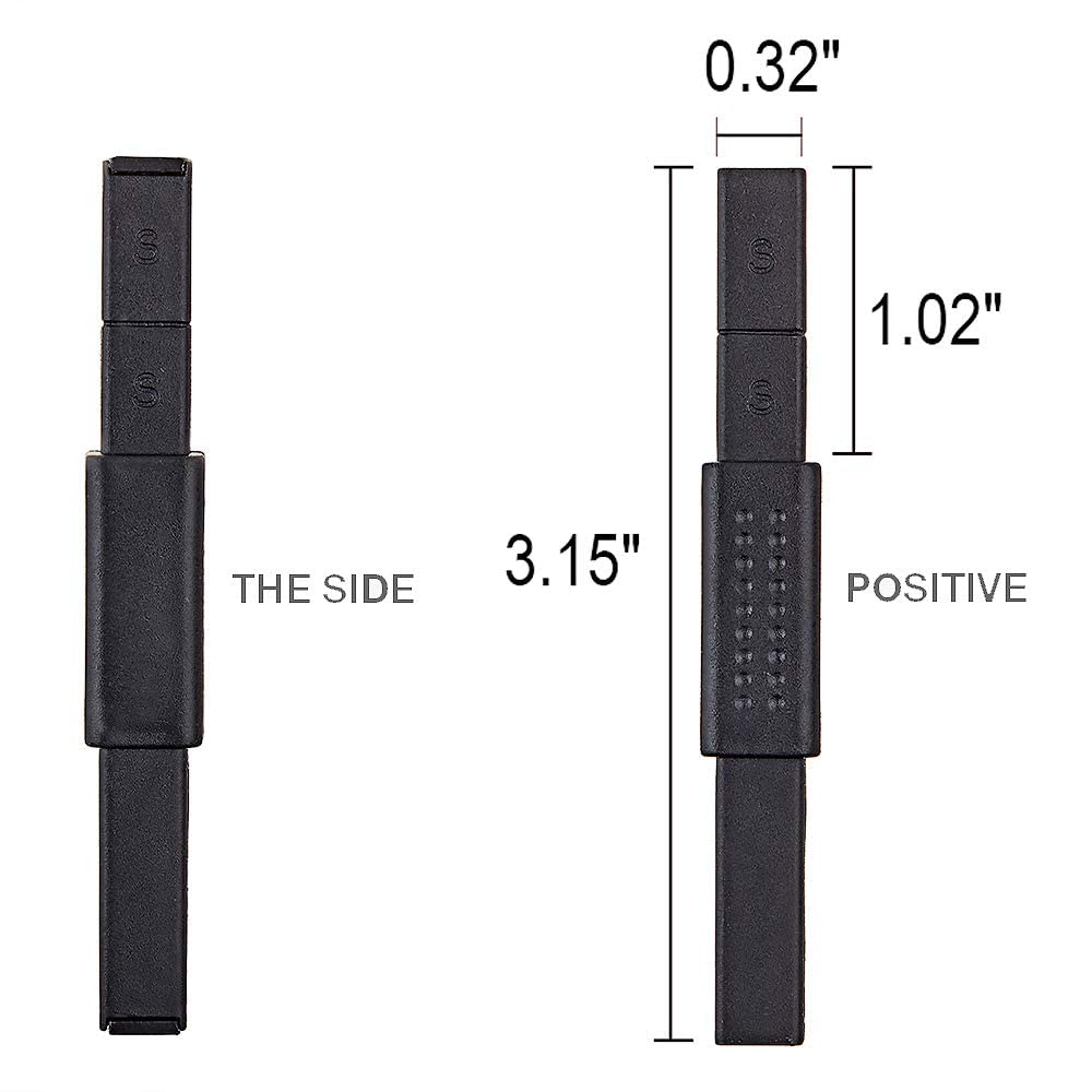 D.B.Z.® 3Pcs 3D Cat Eyes Nail Art Magnetic Pen Set - Double Head Magnet Stick for UV Gel Magic Manicure - DIY & Salon Professional Nail Tools - Perfect for Home Nail Art and Professional Salon Use