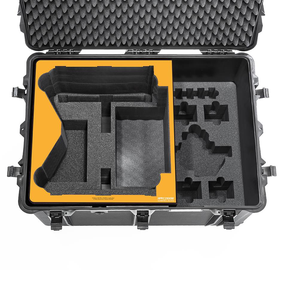 HPRC Heavy-Duty Waterproof Wheeled Travel Case for DJI Matrice 350 RTK Drone & Zenmuse L2 LiDAR - Perfect for Professional Aerial Surveying, Mapping & Industrial Inspections