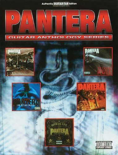 Pantera Guitar Anthology - Authentic Guitar Tab Edition (Guitar Anthology Series) | Official Sheet Music Book for Metal & Rock Guitarists | Perfect for Learning, Practice & Performance