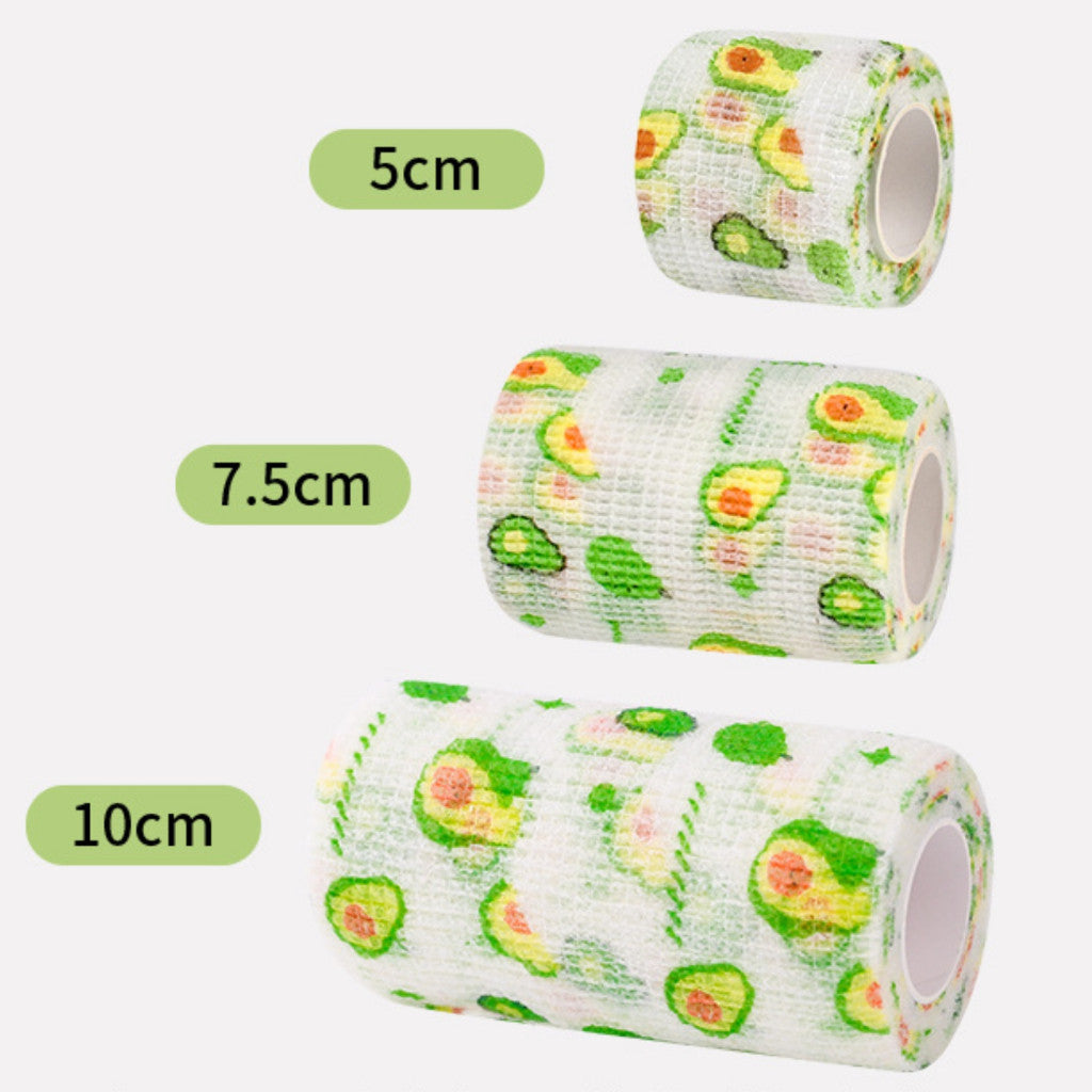 **Self-Adhesive Pet Bandage Wrap - 5cm, 7.5cm, 10cm Elastic Medical Tape for Dog & Cat Wound Care, Foot Protection & Injury Recovery - Ideal for Post-Surgery, Sprains & First Aid**