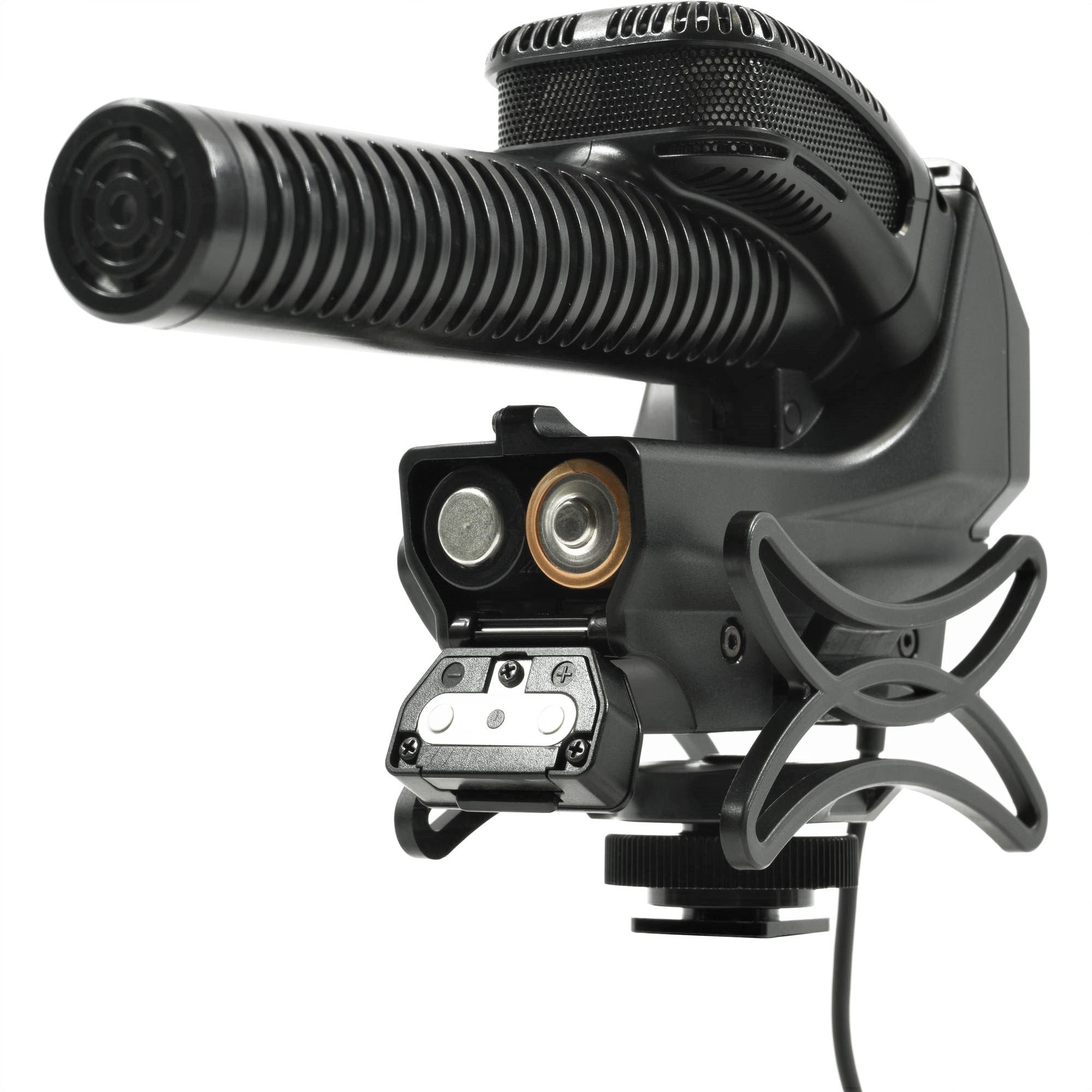 Azden Professional Stereo/Mono Switchable Video Microphone with +20dB Boost - Perfect for Vlogging, Interviews, and Film Production