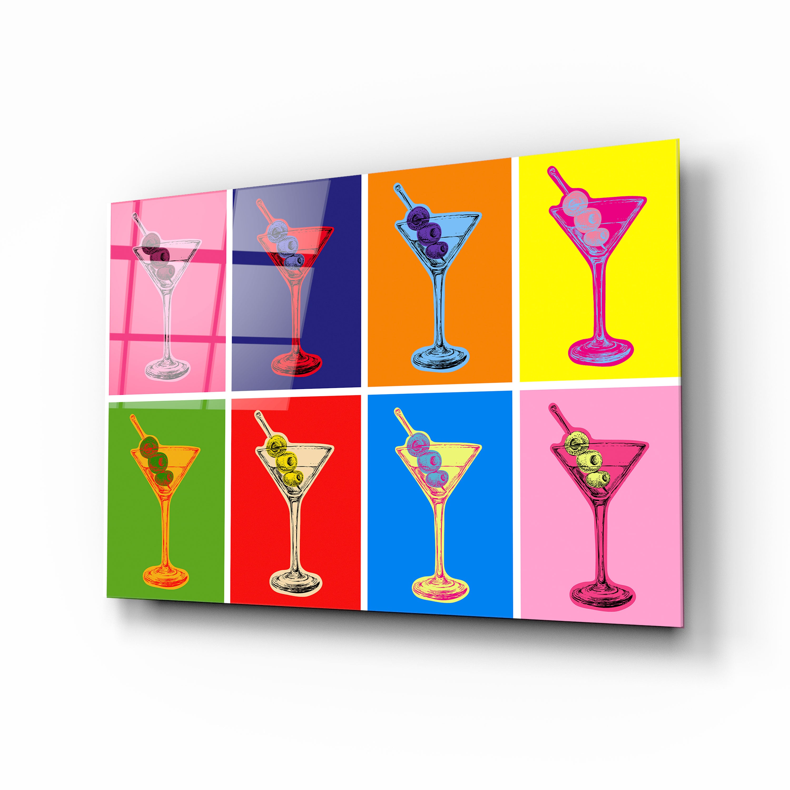 Premium Martini Glasses Set of 4 - 10oz Crystal Clear Cocktail Glasses for Martinis, Cosmopolitans & Margaritas - Elegant Stemware for Home Bar, Parties & Entertaining