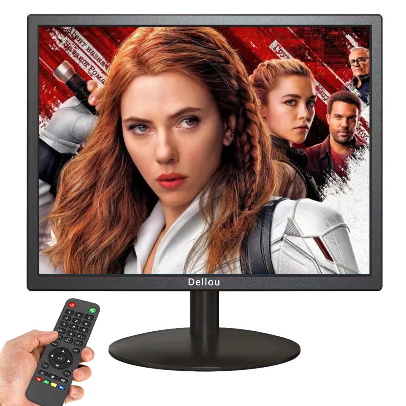 17 Inch Multifunctional LCD Surveillance Monitor - Full HD 1280x1024 Security Camera Display with HDMI, AV, BNC, VGA & USB Ports - Ideal for CCTV Systems, PC Monitoring & Small Security Stations
