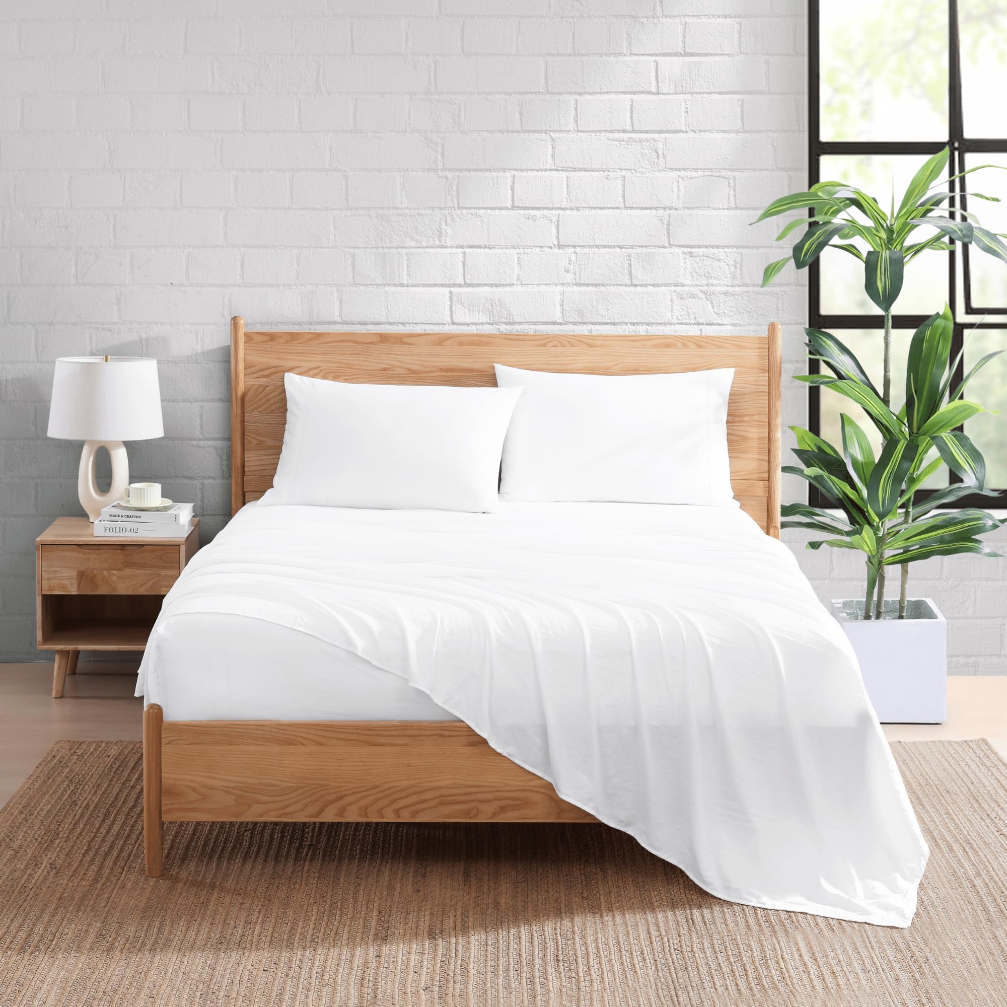 Split King Sheet Set for Adjustable Beds - 100% Brushed Microfiber, Pre-Washed, Ultra Soft & Deep Pocket (Fits 15