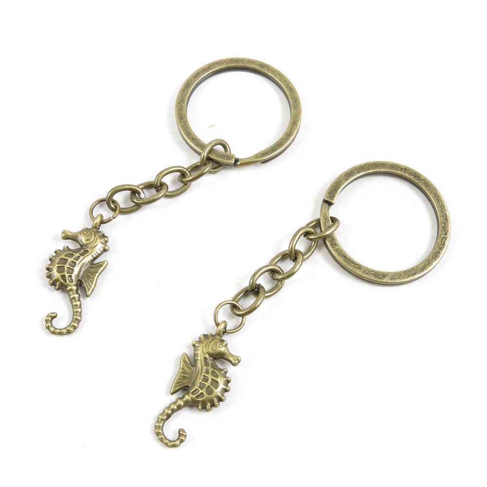 Stylish Seahorse Keychain - Fashion Jewelry Keyring for Car Keys, Door Keys & More - Bulk Wholesale Supplier - Perfect for Gifts, Key Organization & Beach-Themed Accessories