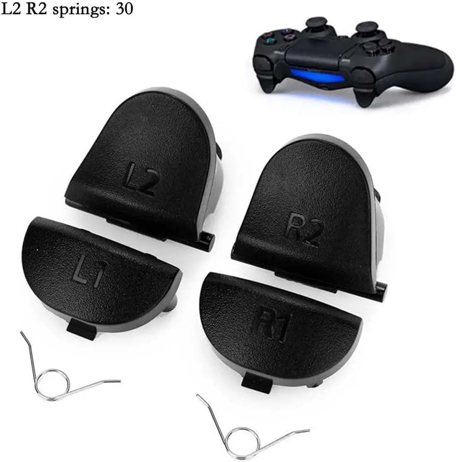 30-Pack PS5 Controller Button Springs - Replacement L2 R2 Springs for Playstation 5 - Fix Sticky Buttons & Improve Gameplay Performance (Perfect for FPS, Racing & Action Games)