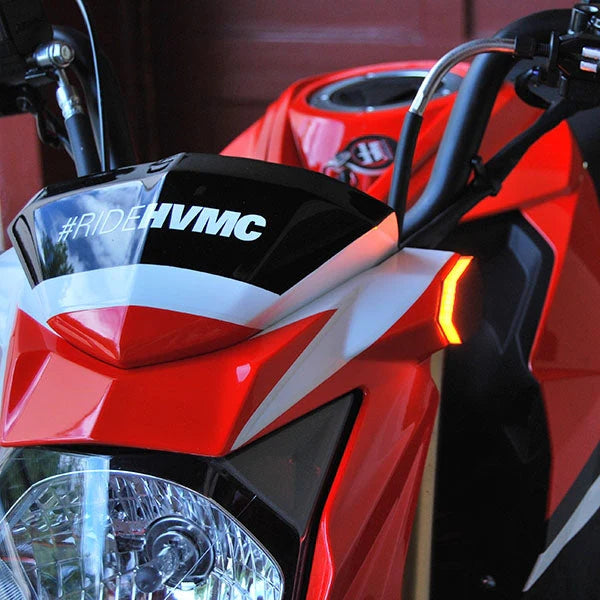 Kawasaki Z125 Front Turn Signals LED Lights - Compatible with 2016 to Present Models - Perfect for Motorcycle Safety and Customization Upgrades
