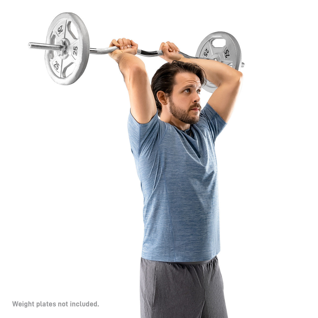 Marcy TCB 48R Olympic Standard Threaded Curl Bar - 48