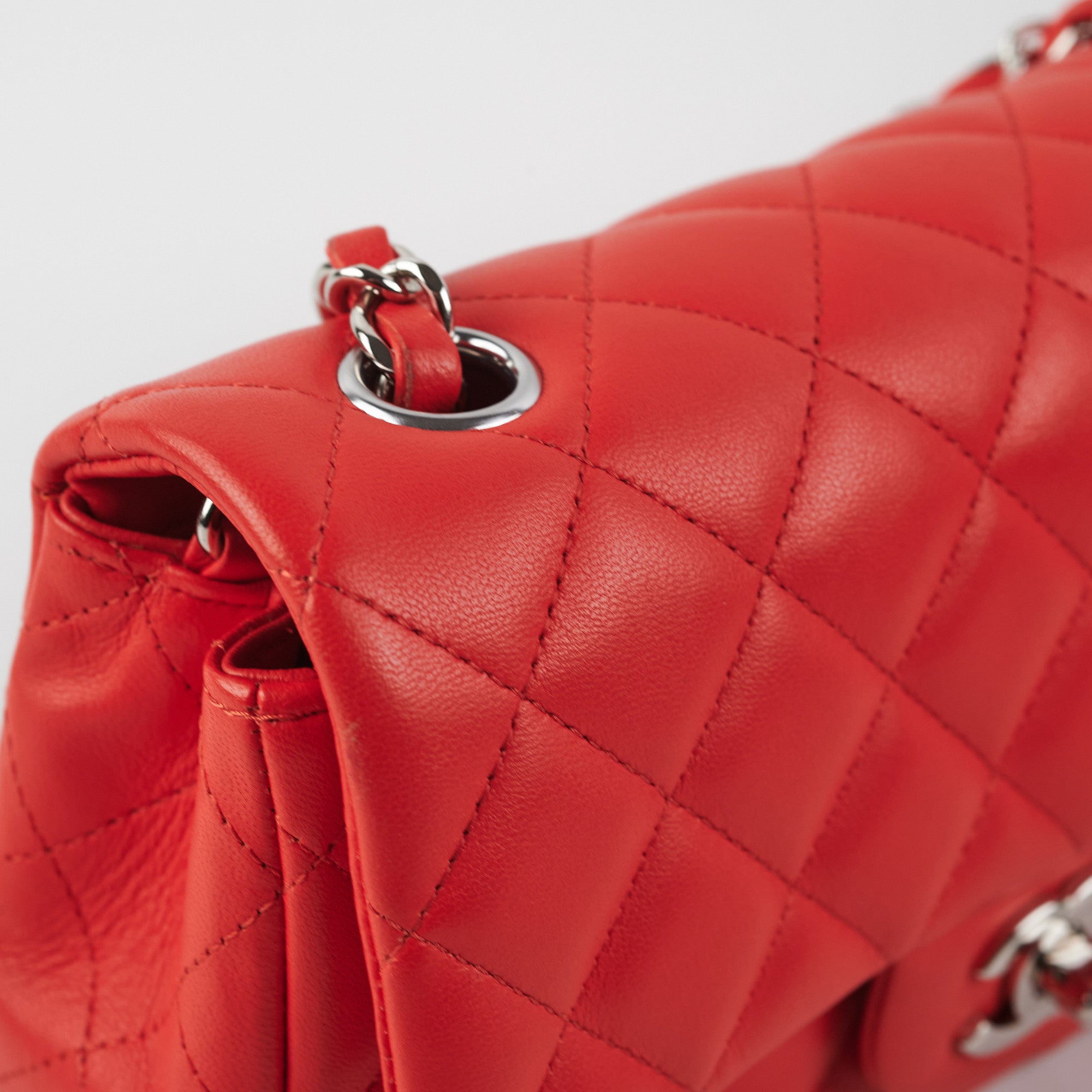 Chanel Mini Rectangular Bag in Red Lambskin Leather - Luxury Crossbody Purse for Women, Perfect for Date Night & Special Occasions