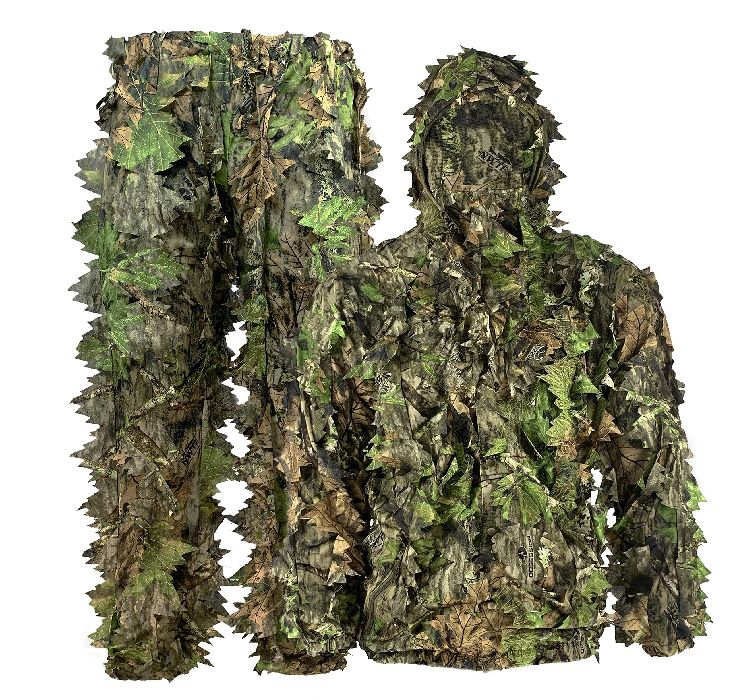 3D Youth Camo Hunting Suit - Lightweight Breathable Leafy Hunting Gear for Kids & Teens - Perfect for Deer Hunting, Turkey Hunting & Outdoor Adventures