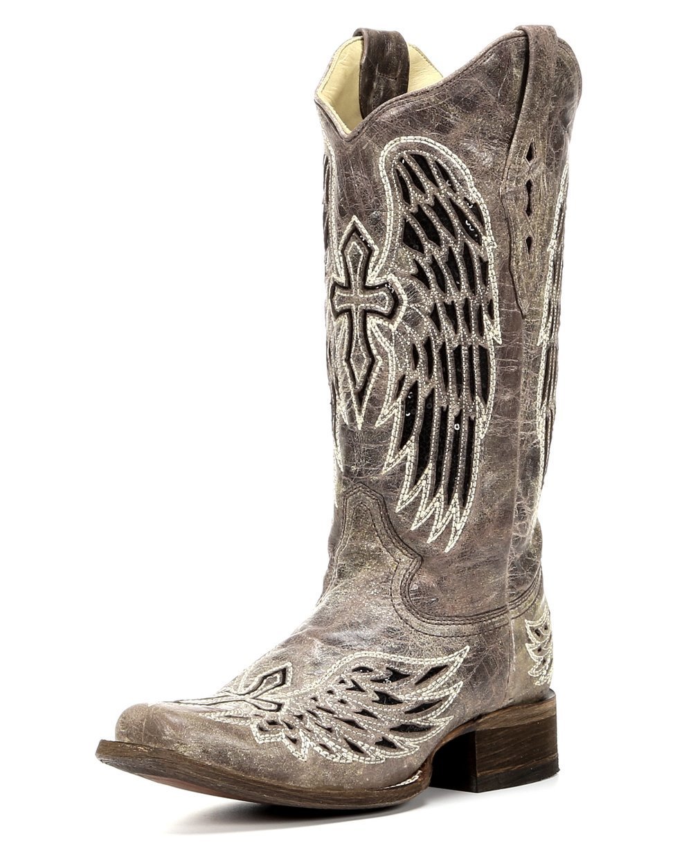 Women's Corral A1197 Western Boots - Stylish Cowgirl Boots for Country Dancing, Rodeo & Everyday Wear