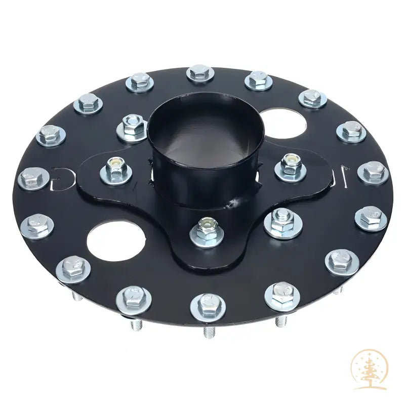 16 Peg Hook Head - Heavy Duty Crank Up Style Tree Topper for 1.5 Inch Pipe/Pole - Perfect for Christmas Tree Decorations, Outdoor Hanging Displays & Farm Equipment Organization