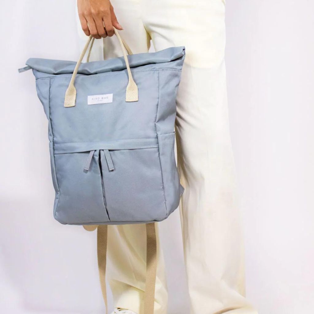 Kind Bags Hackney Medium Backpack - Waterproof Grey Laptop Backpack for Men & Women - Perfect for Work, Travel, and Outdoor Adventures