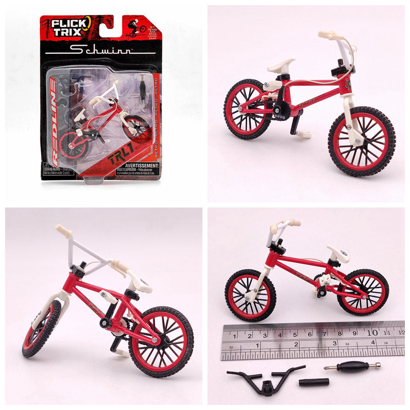 Premium Finger Bike FLICK TRIX Mini BMX Diecast Model Toy - Collectible Miniature Bicycle for Kids & Adults - Perfect for Office Desk Decor, Stress Relief, and Gift Giving