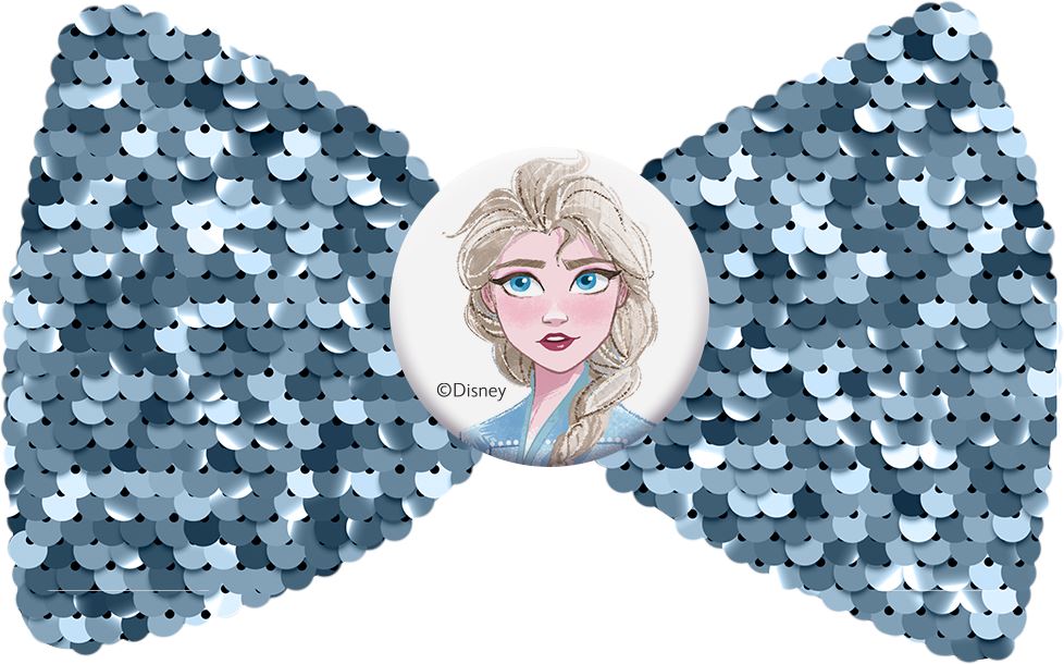 2-Piece Olaf Hair Bow Set for Girls - Frozen Themed Hair Accessories for Parties, Cosplay & Everyday Wear