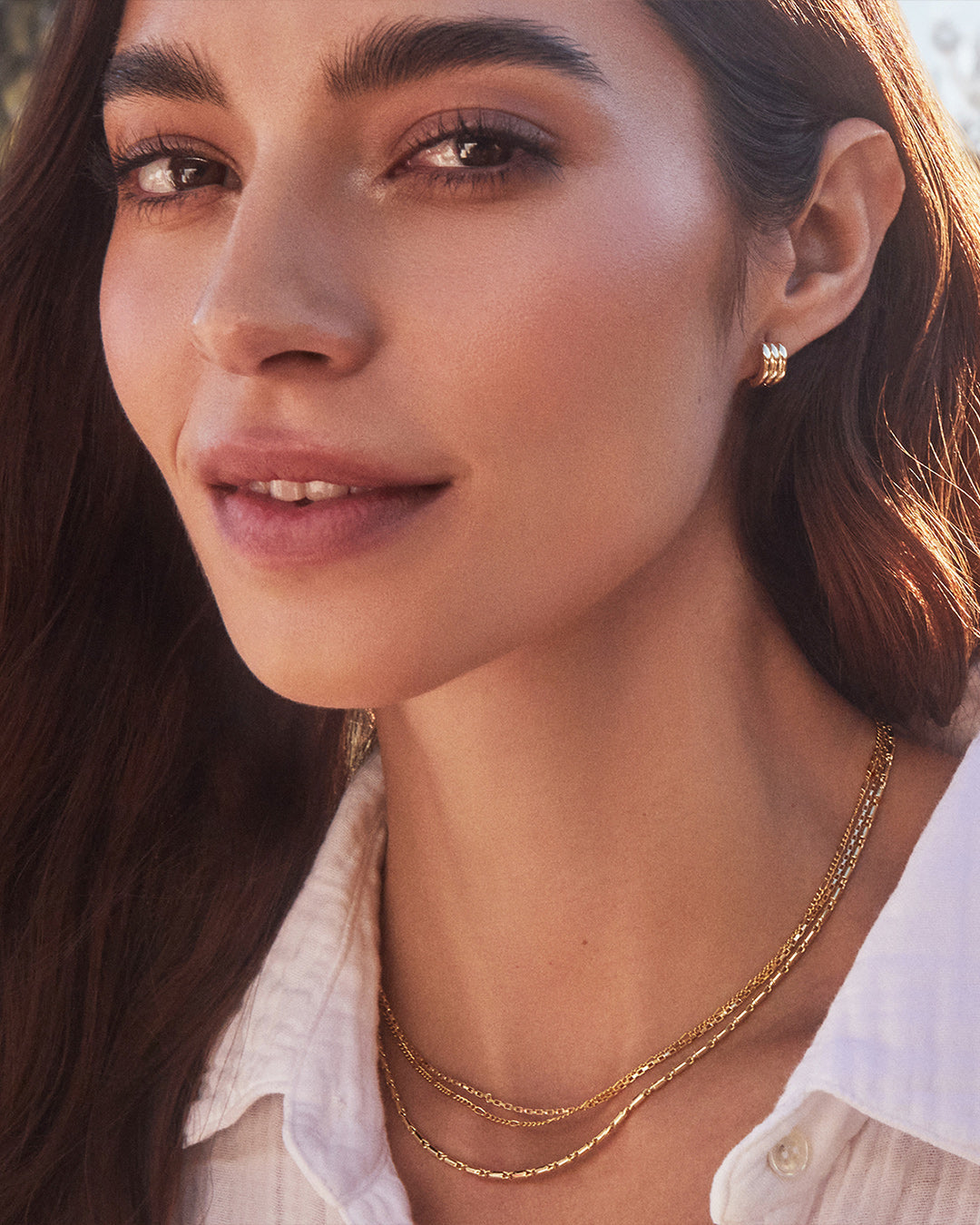 Enzo Chain Necklace for Women - 18K Gold Plated Stainless Steel Layering Necklace - Elegant & Durable Jewelry Gift for Her - Perfect for Everyday Wear, Date Night & Special Occasions