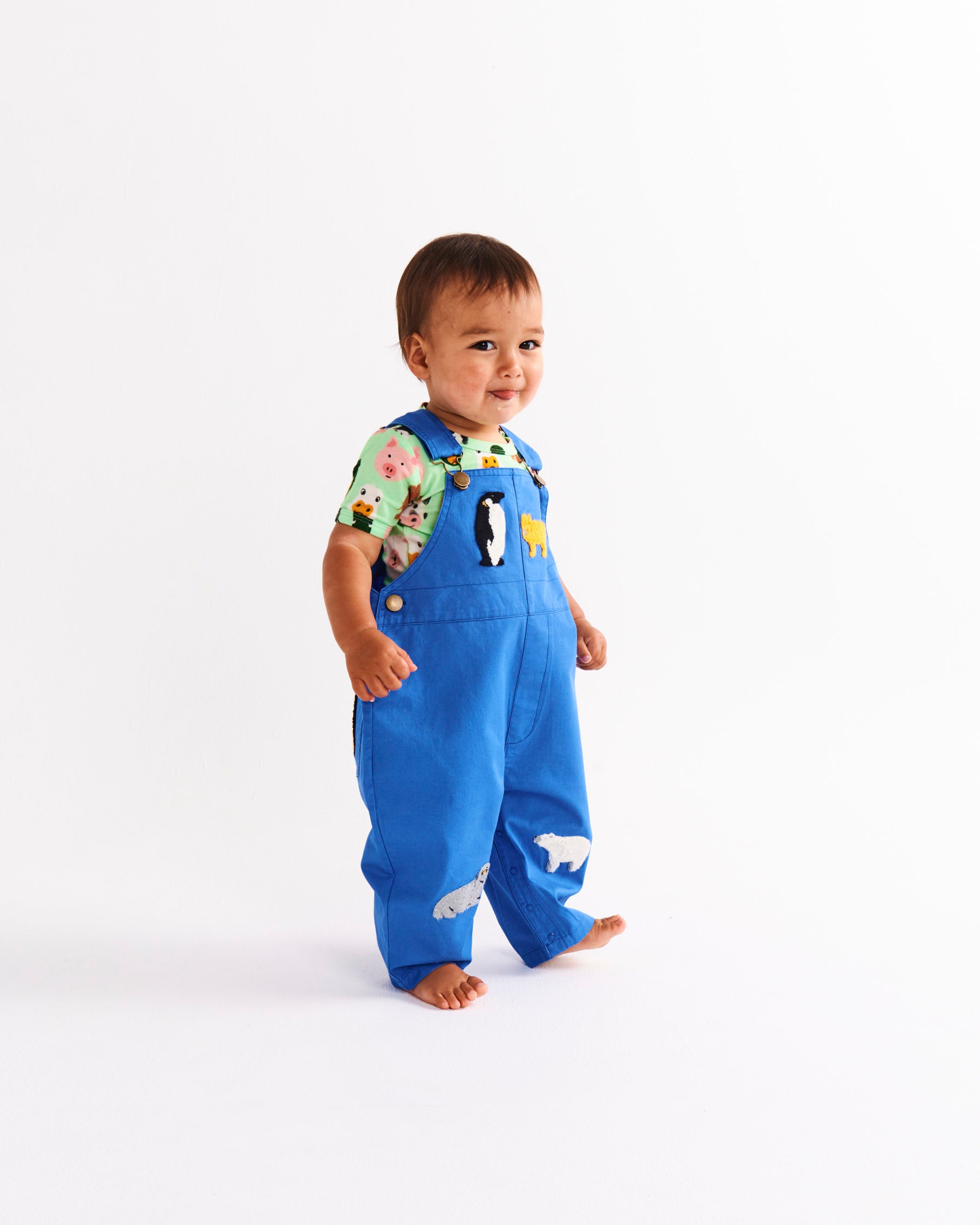 Arctic Circle Baby Cotton Drill Overalls - Soft & Durable Unisex Romper for Infants & Toddlers - Perfect for Playtime, Daycare & Outdoor Adventures