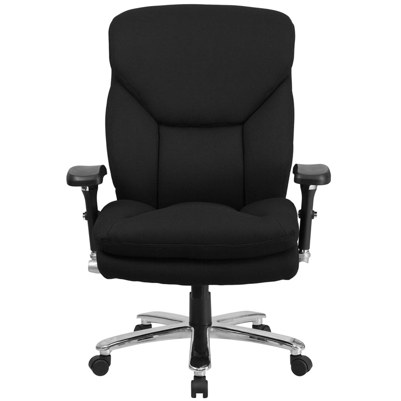FLASH HERCULES Series Heavy Duty Executive Office Chair - 400 lb Weight Capacity, Ergonomic Design with Lumbar Support, Big & Tall Adjustable Chair for All-Day Comfort - Perfect for Home Office, Gaming, and Professional Workspaces