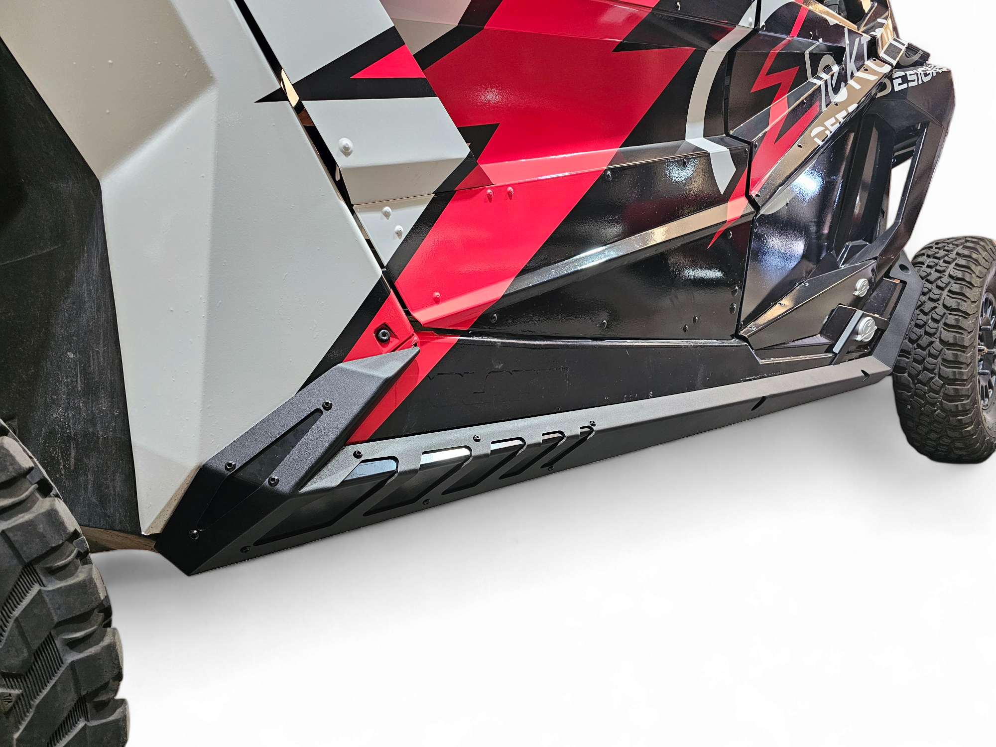 Polaris RZR Pro XP Pro R Turbo R 4-Seat Rock Guards - Heavy Duty Volt Series RKS610010 for Off-Road Protection (2020-2025 Models) | Perfect for Trail Riding & Rocky Terrain Adventures