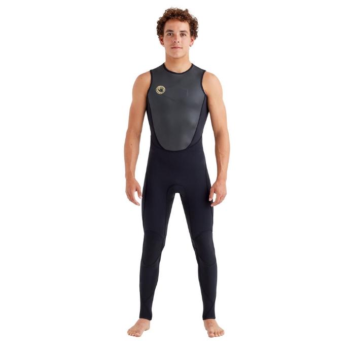 Body Glove Heritage 2MM Men's Long John Wetsuit - Black for Surfing, Diving & Water Sports | Thermal Protection & Comfort