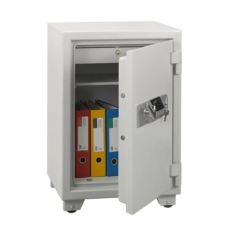 Fireproof Safe Box - Eagle 185Kg Heavy Duty Black Security Safe for Home, Office & Business Use - Fire Resistant & Burglar Proof Safe for Documents, Cash & Valuables