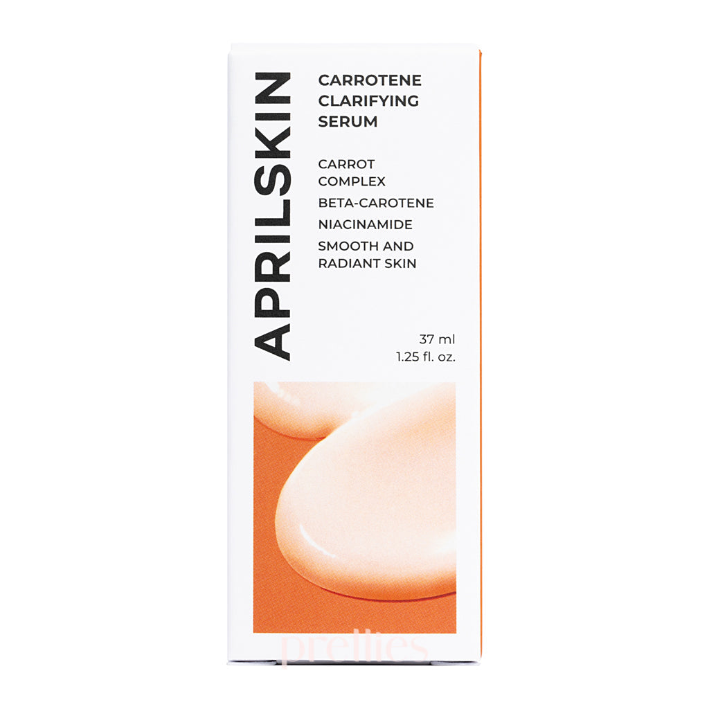 AprilSkin Carrotene Clarifying Serum 37ml - Brightening & Hydrating Facial Treatment for Glowing Skin | Perfect for Daily Skincare Routine & Nighttime Regimen
