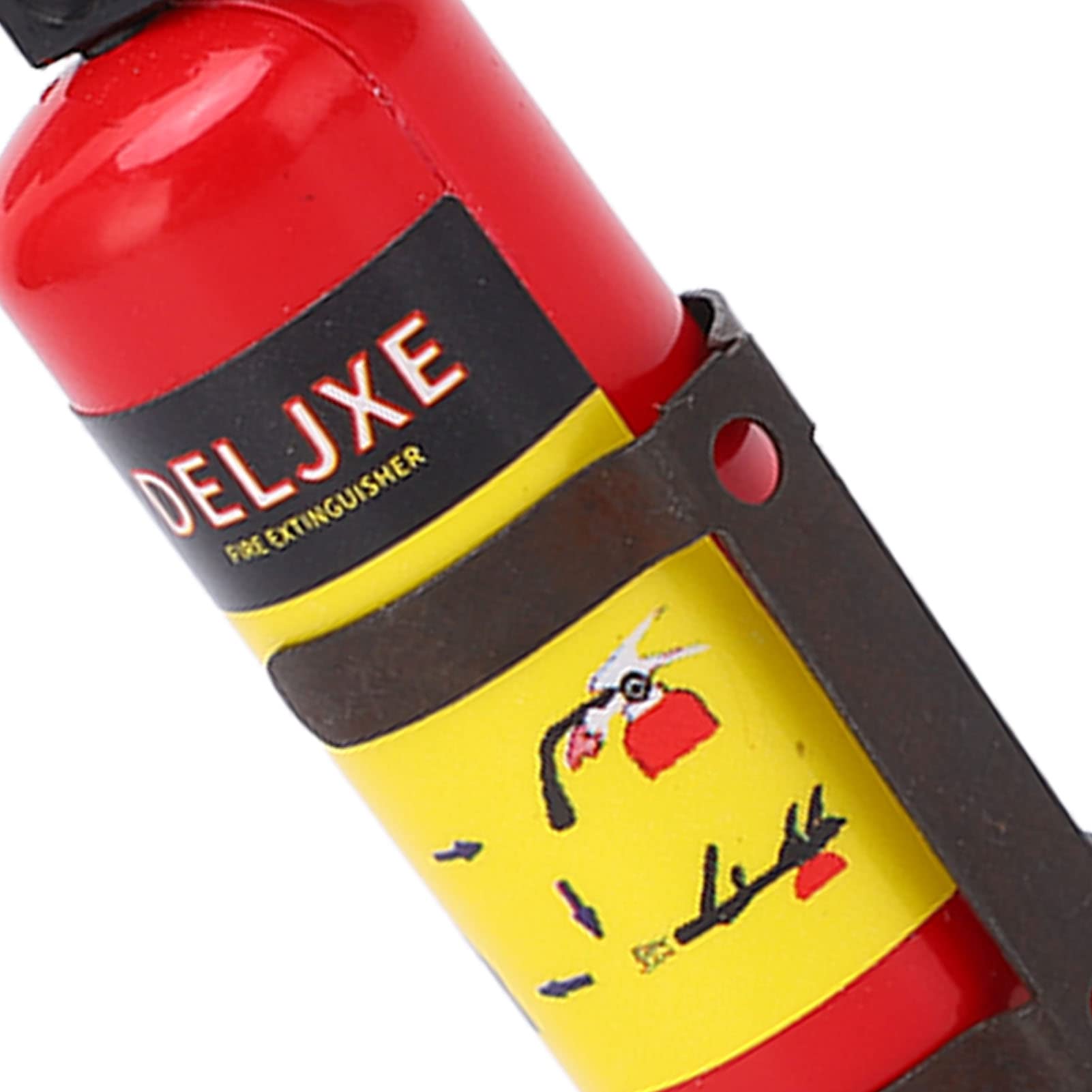 RC Fire Extinguisher - Mini Portable Lightweight Realistic Fire Extinguisher for RC Cars, Easy Installation & Removal - Perfect for RC Car Safety, Emergency Simulation & Model Displays (Red)