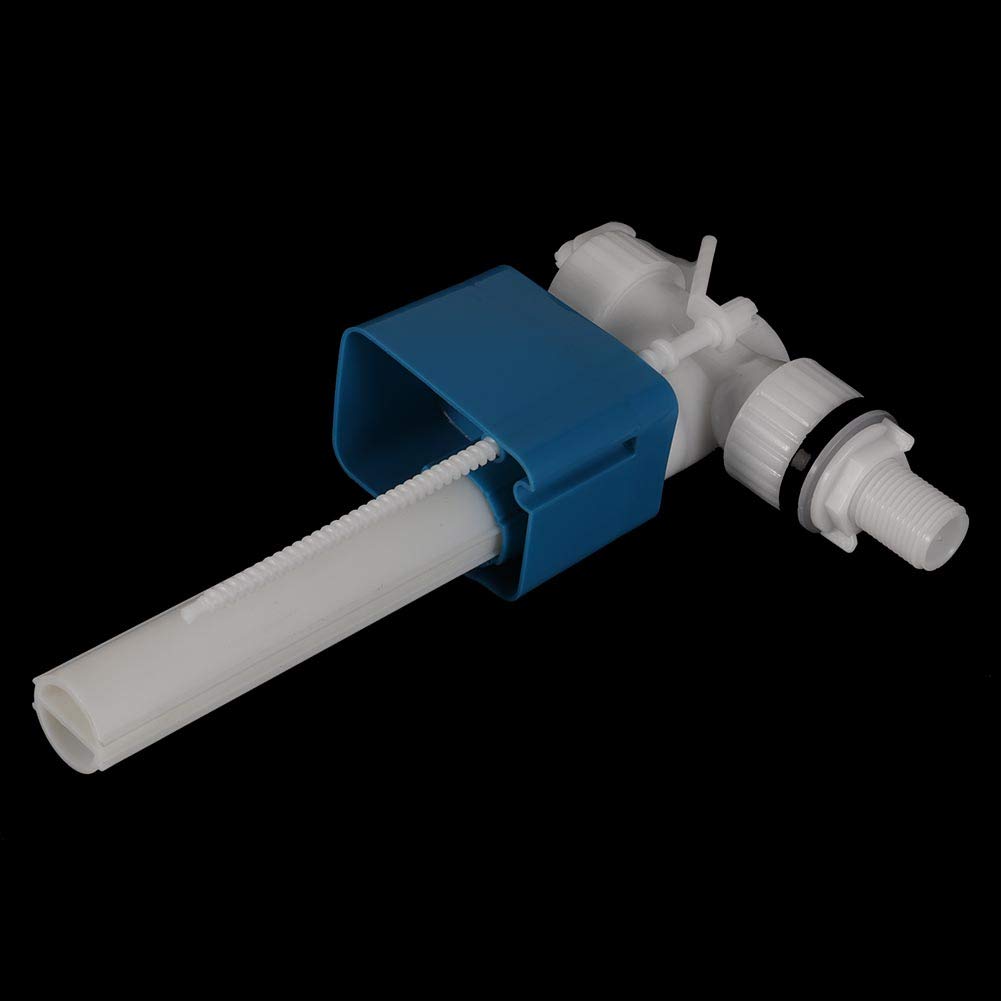 1/2 Inch Brass Side Entry Toilet Inlet Valve - Horizontal Water Inlet for Plastic Pipe Toilet Tanks - Durable Toilet Tank Accessories for Side Entry Toilets (Perfect for Small Bathrooms & Space-Saving Installations)