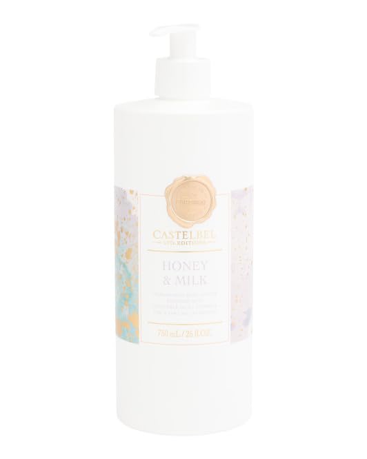 Castelbel Limited Edition Honey & Milk Scented Body Lotion - 25 fl oz | Moisturizing & Nourishing for Dry Skin | Perfect for Daily Hydration & Relaxation