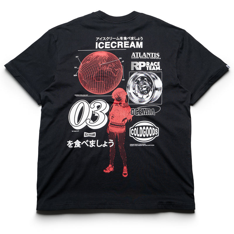 Stylish Ice Cream Cinema Knit Tee - Soft Stretch Limo Fit T-Shirt for Women | Casual Wear, Movie Nights & Summer Outfits